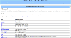 Desktop Screenshot of listi.jpberlin.de