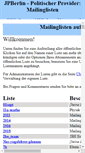 Mobile Screenshot of listi.jpberlin.de